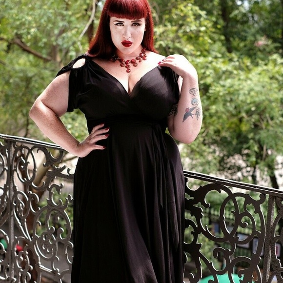 Trashy Diva Dresses & Skirts - Black Knit Trashy Diva Obi Dress sz 8